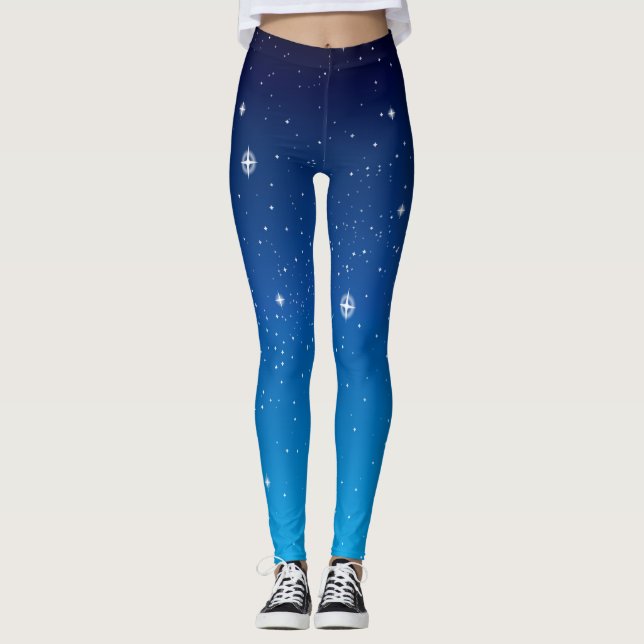 Leggings Cielo Starry azul profundo (Anverso)