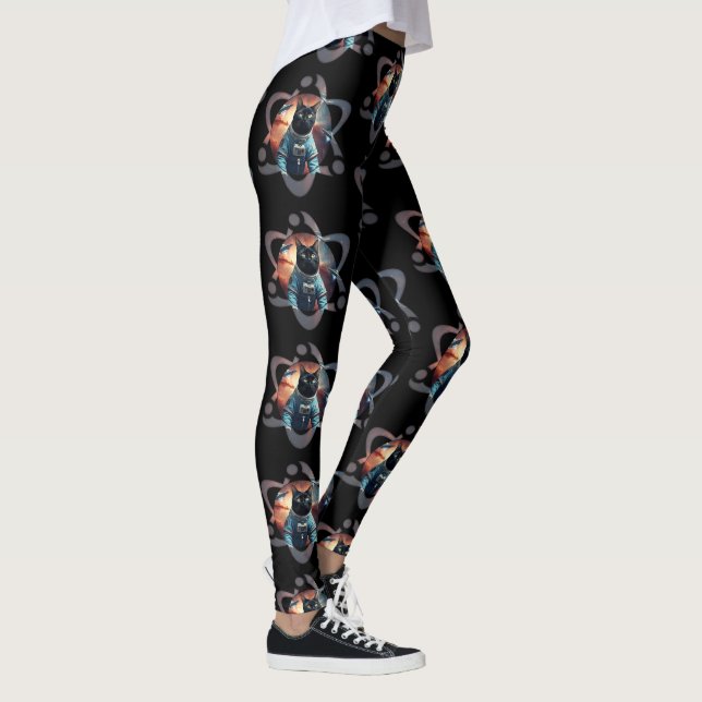 Leggings Ciencia del gato espacial (Derecha)