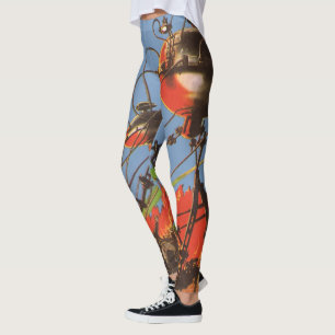 Leggings Ciencia Ficción Antigua HG Wells La Guerra de los 
