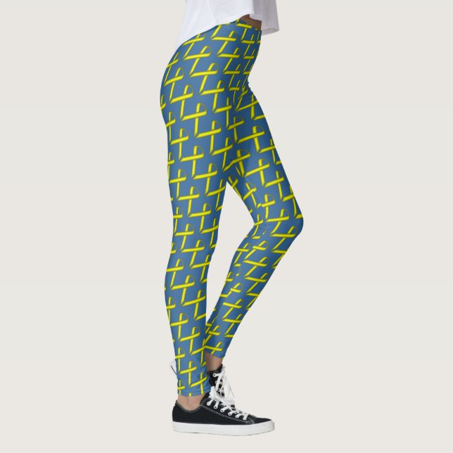Leggings Cinta amarilla estándar de Kenneth Yoncich (Derecha)