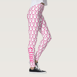 Leggings Cinta de imágenes de arte de la conciencia rosa ma