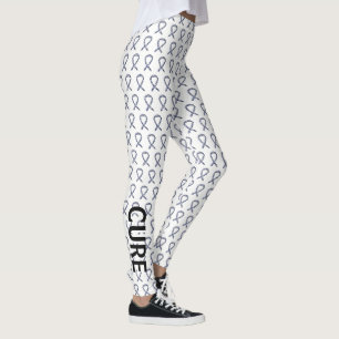 Leggings Cinta de la Cinta de la Concienciación de Cebra Es