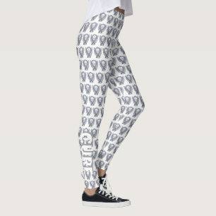 Leggings Cinta de la Conciencia Plata Esperanza y Leggencia