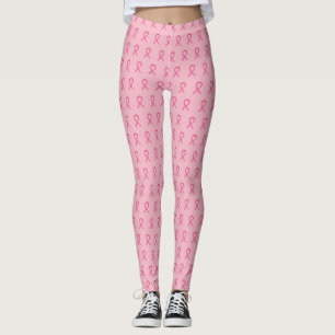 Leggings Cinta de Sensibilización Rosa Arte Leyendas de Cán