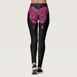Leggings Cinta rosa del cáncer de mama