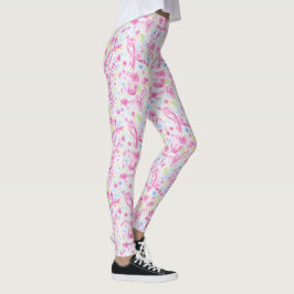 Leggings Cinta rosa Fe Esperanza Coraje El Amor El Cáncer D