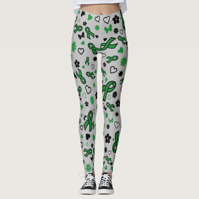 Leggings Cinta verde múltiple...C Diff (Anverso)