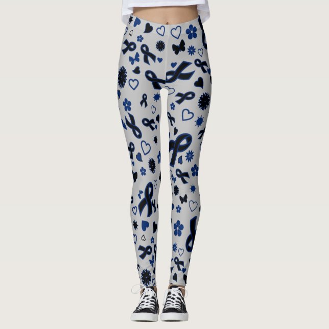 Leggings Cintas azules múltiples...RA (Anverso)