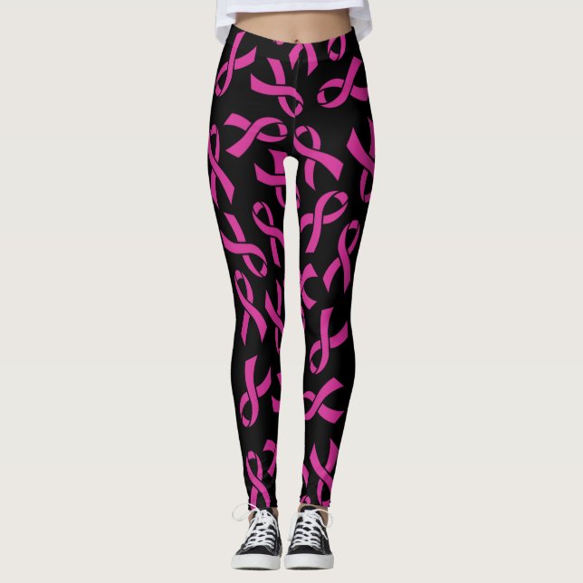 Leggings Cintas rosadas... Cáncer de mama (Anverso)