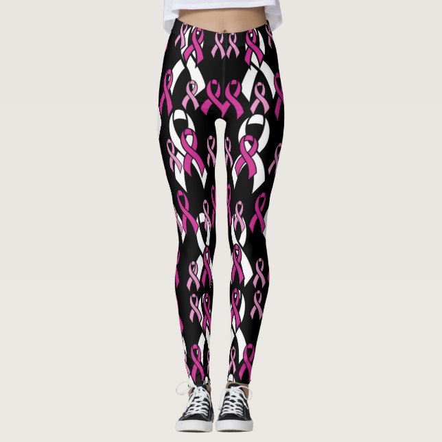 Leggings Cintas rosadas... Cáncer de mama (Anverso)