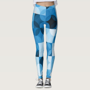 Leggings Circles Seamless: Resumen de la cosecha azul
