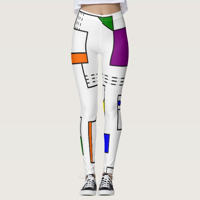 Leggings Circuitos de Bauhaus (Anverso)