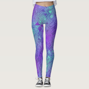 Leggings circuitos de caramelo - azul berry :