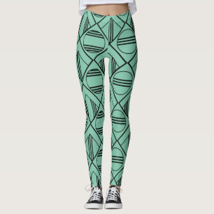 Leggings Círculos Art Deco y diamantes