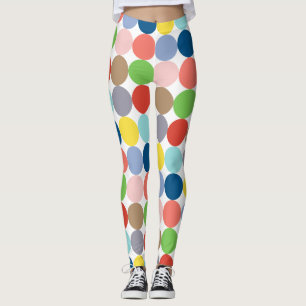Leggings Círculos coloridos de color pastel