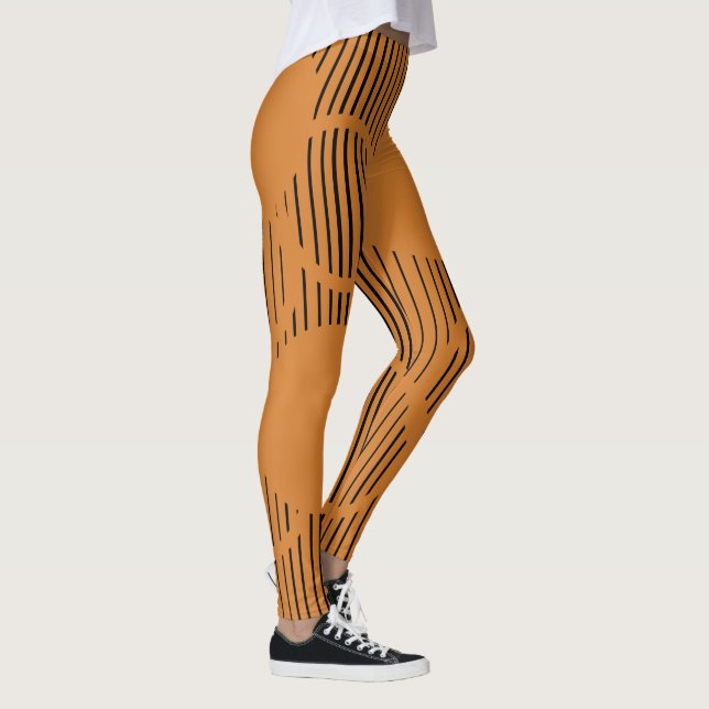 Leggings Círculos en naranja (Derecha)