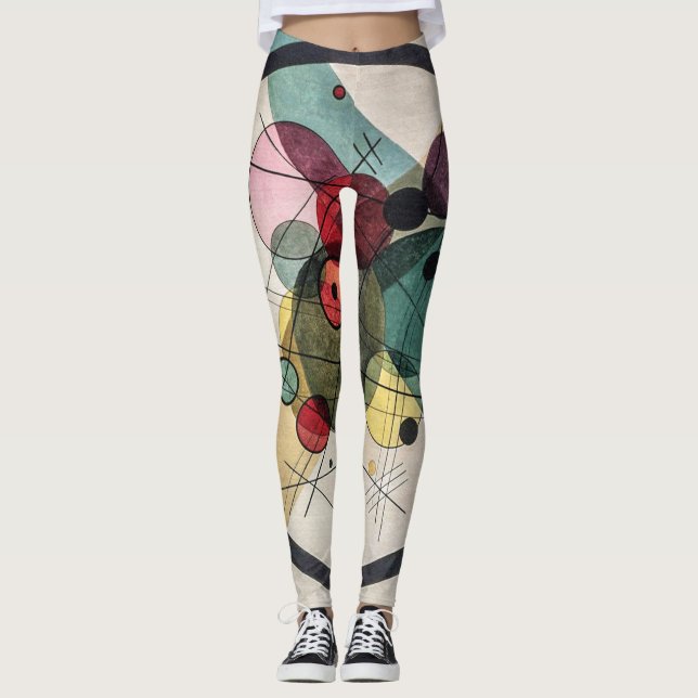 Leggings Círculos en un círculo - Kandinsky (Anverso)