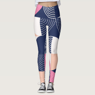 Leggings Círculos gráficos Patrón de infiltración sin solda