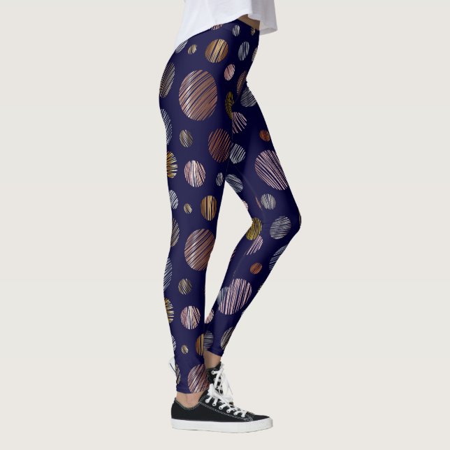 Leggings Círculos metálicos (Derecha)