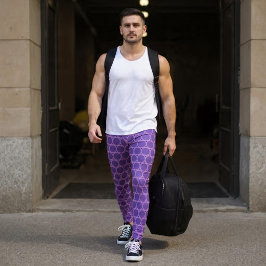 Leggings Círculos Morados