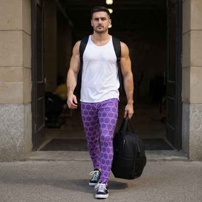 Leggings Círculos Morados (Subido por el creador)