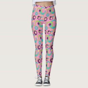 Leggings Círculos rosados divertidos