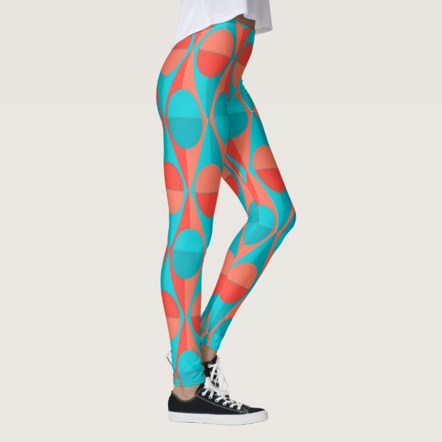 Leggings Círculos y triángulos del Art Deco (Derecha)