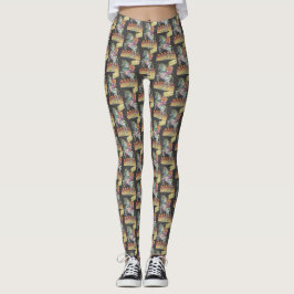 LEGGINGS CIRCUS CLOWN, UNICORN ZEBRA LEGGININS