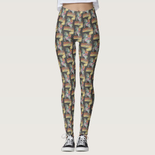 LEGGINGS CIRCUS CLOWN, UNICORN ZEBRA LEGGININS