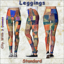 LEGGINGS -Ciudad con los Tres Domos- Arte de Paul 