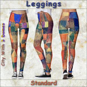 LEGGINGS -Ciudad con los Tres Domos- Arte de Paul 