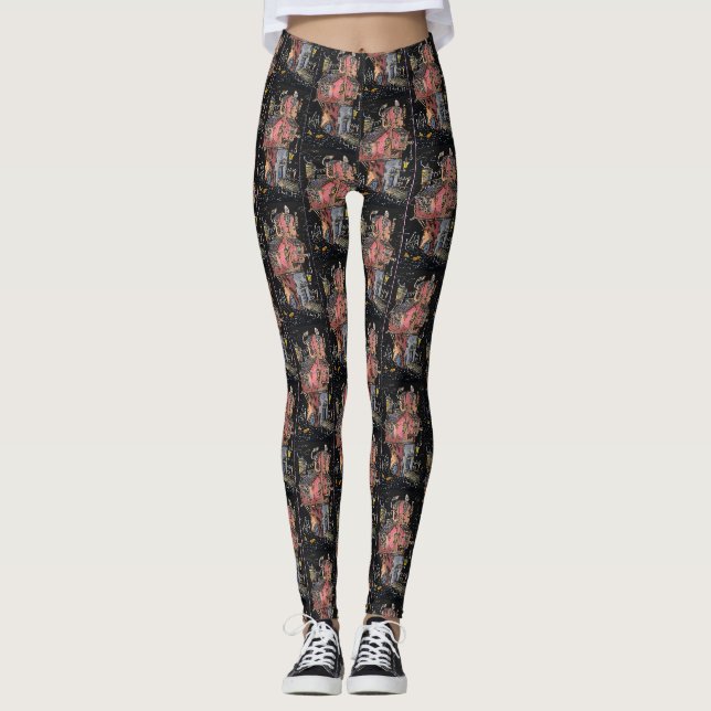 Leggings Ciudad Fantasma (Anverso)