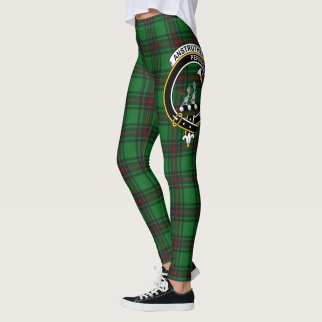Leggings Clan Anstruther Escudo Tartán Mujeres (Izquierda)