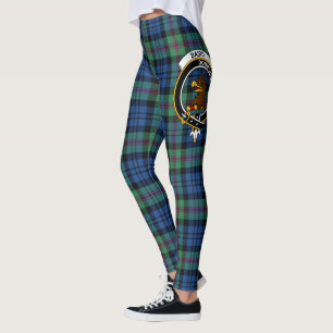 Leggings Clan Baird Escudo de Tartán Mujeres