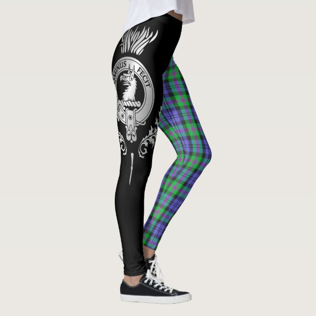 Leggings Clan Baird Escudo y Tartán (Derecha)