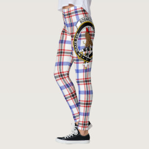Leggings Clan Boswell Escudo Moderno de Tartán de Mujeres S