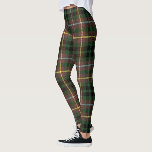 Leggings Clan Buchanan Caza de Mujeres Tartán (Izquierda)