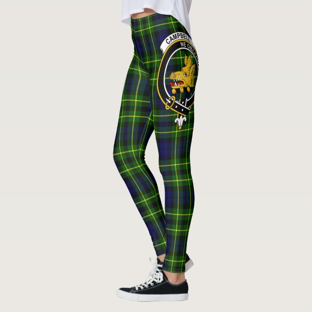 Leggings Clan Campbell De Breadalbane Escudo Moderno (Izquierda)