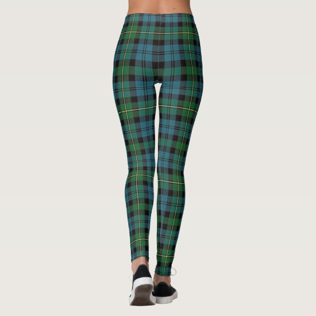 Leggings Clan Campbell de Loudoun Escocia Tartán (Reverso)