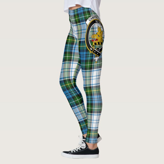 Leggings Clan Campbell Escudo Tartán Mujeres (Izquierda)