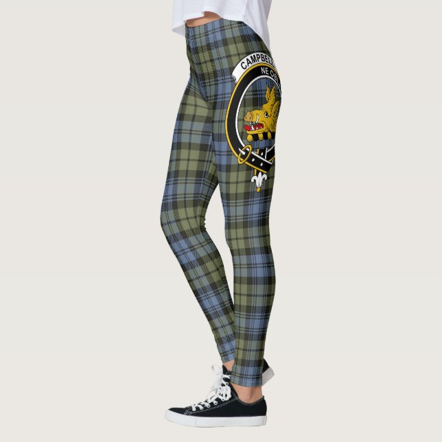 Leggings Clan Campbell Escudo Tartán Mujeres (Izquierda)