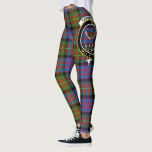 Leggings Clan Carnegie Antigua Cresta Tartán Mujeres Escoce