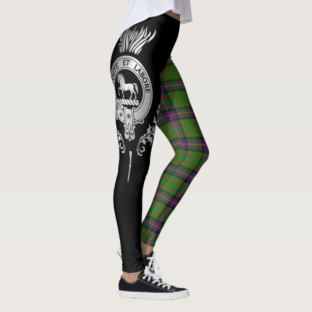 Leggings Clan Cochrane Escudo y Tartán (Derecha)