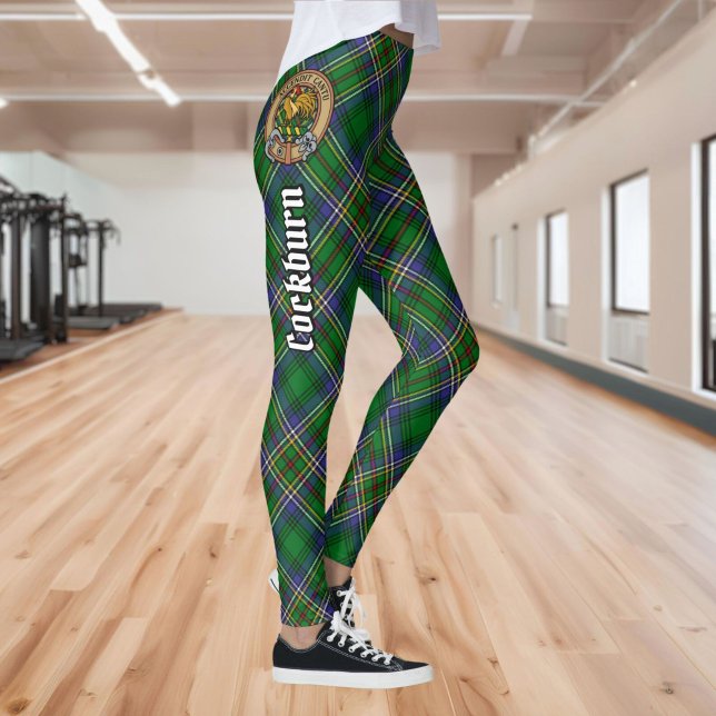 Leggings Clan Cockburn Escudo sobre Tartán (Subido por el creador)