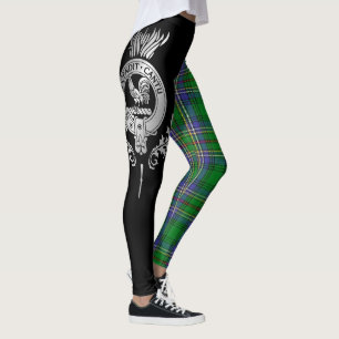 Leggings Clan Cockburn Escudo y Tartán