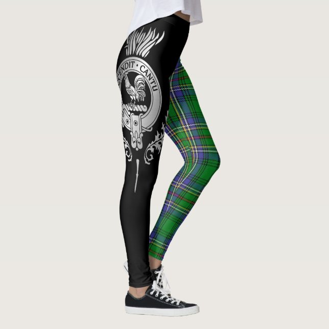 Leggings Clan Cockburn Escudo y Tartán (Derecha)