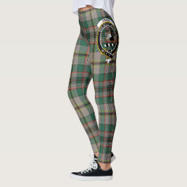 Leggings Clan Craig Escudo de Escocia Mujeres Tartán