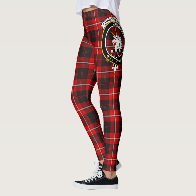 Leggings Clan Cunningham Escudo Tartan Women (Izquierda)