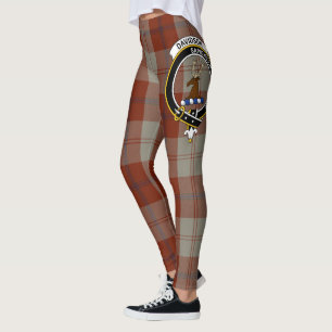Leggings Clan Davidson Bailarines de Vestido Crest Tartán S
