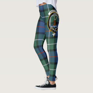 Leggings Clan Davidson De Tulloch Escudo Tartán